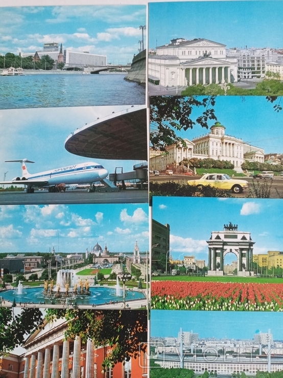 Комплект открыток " Moscow - 80," 15 шт., 1980г, фото №4