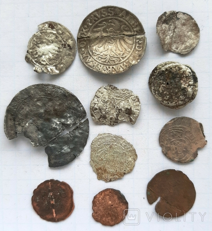 Пошкоджені монети пізнього середньовіччя, фото №3