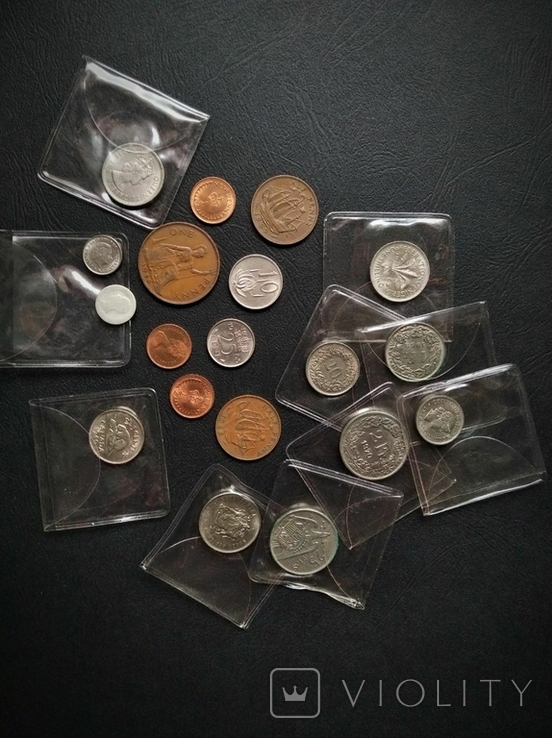 Великобритания набор монет разные (+ холдэры ), фото №3