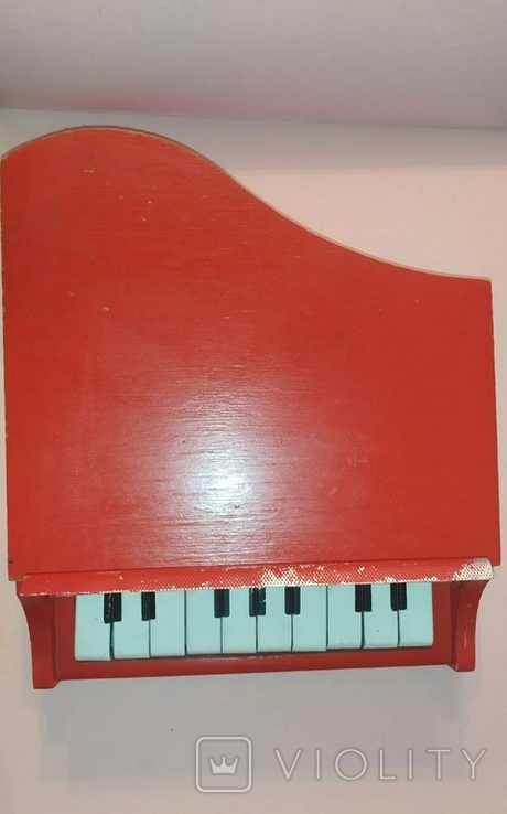 Детская игрушка "Рояль" Пианино" СССР, фото №2
