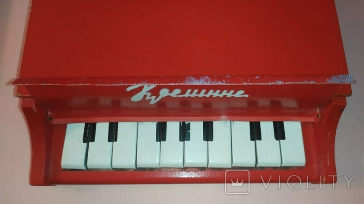 Детская игрушка "Рояль" Пианино" СССР, фото №6