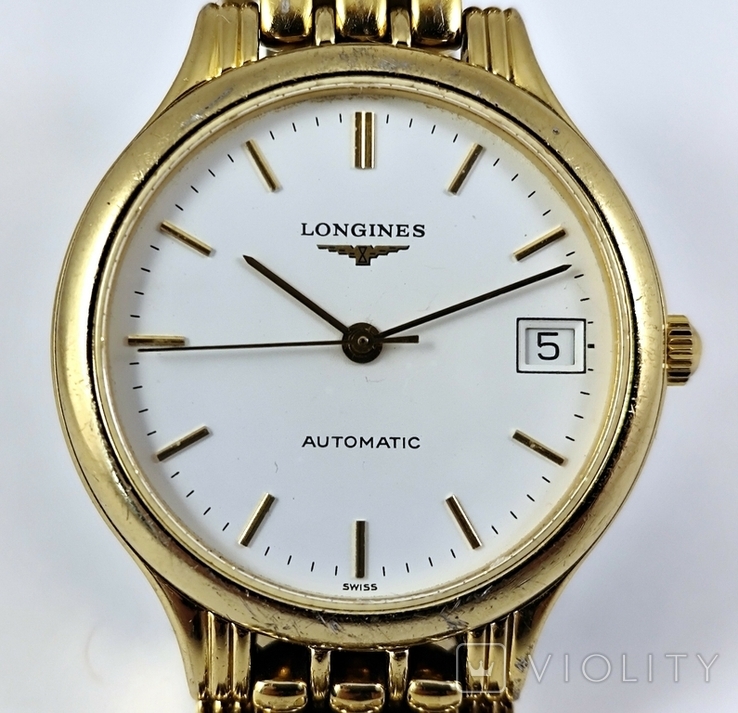 Longines Automatic швейцарського виробництва. Швейцарські годинники Longines. Підтримується, фото №2
