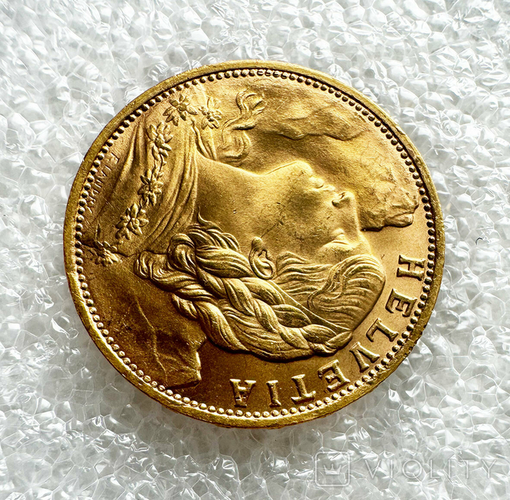 20 франков 1927 (Швейцарія), фото №4