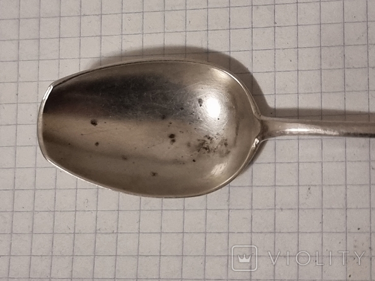 Ложка серебро 14, 36 гр. 84 пр., фото №3