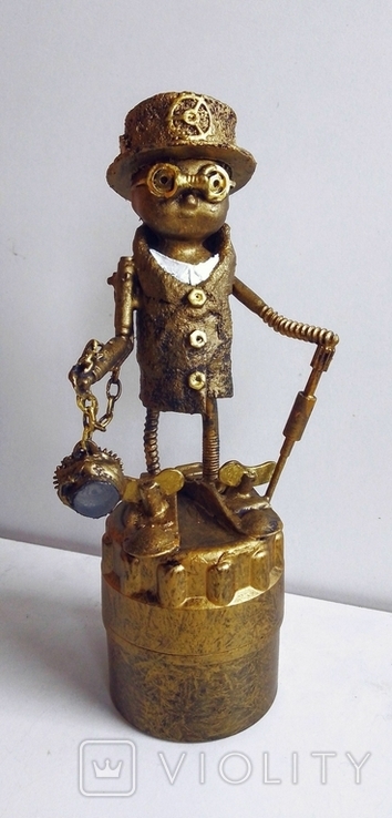 Часовщик, статуэтка стимпанк, фото №2