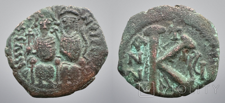 20 нуммий Юстин II 565-578 гг н.э. (60.42), фото №2