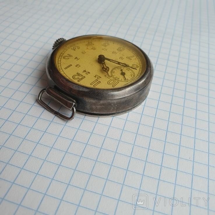 Механические часы кирова серебряный корпус 875 проба, фото №6