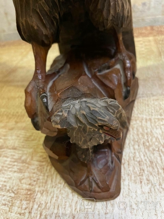 Статуетка дерев'яного орла, фото №8