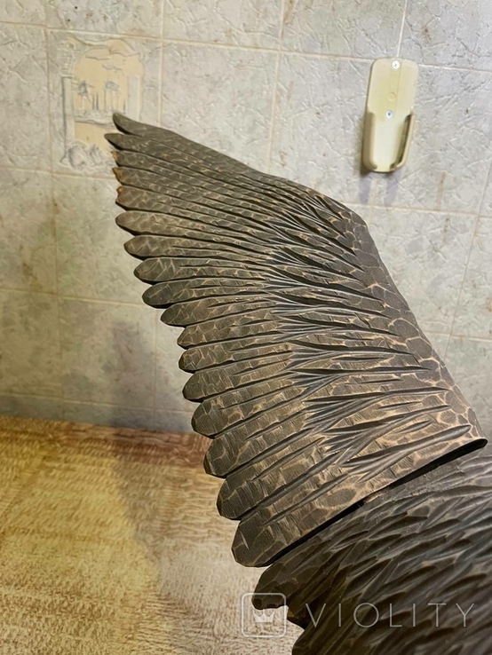 Статуетка дерев'яного орла, фото №10