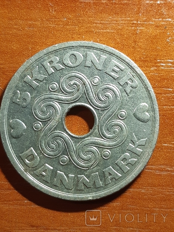 5 Kroner Danmark 1997р, фото №2