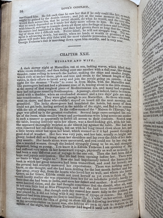Florence Marryat. Loves conflict, Boston 1866, прижиттєве видання, фото №8
