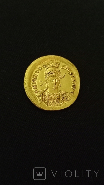 Солід імператора Феодосія 2, фото №2