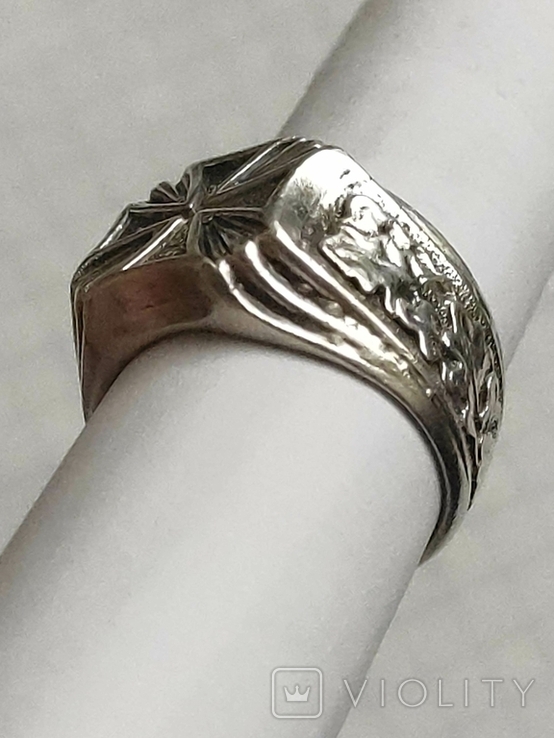 Перстень серебро, фото №6