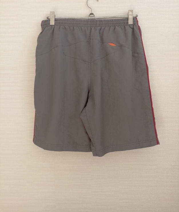 Umbro оригинал шорты мужские серые с бордо с плавками на 48, фото №4