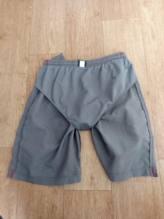Umbro оригинал шорты мужские серые с бордо с плавками на 48, фото №8