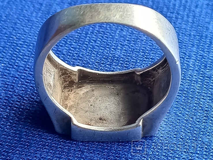Кольцо печатка перстень с крестом, фото №12