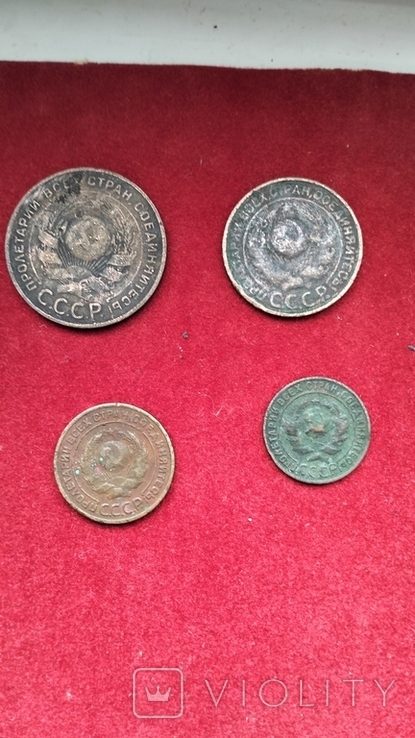 Набор монет 1924 год 5,3,2,1,, фото №7