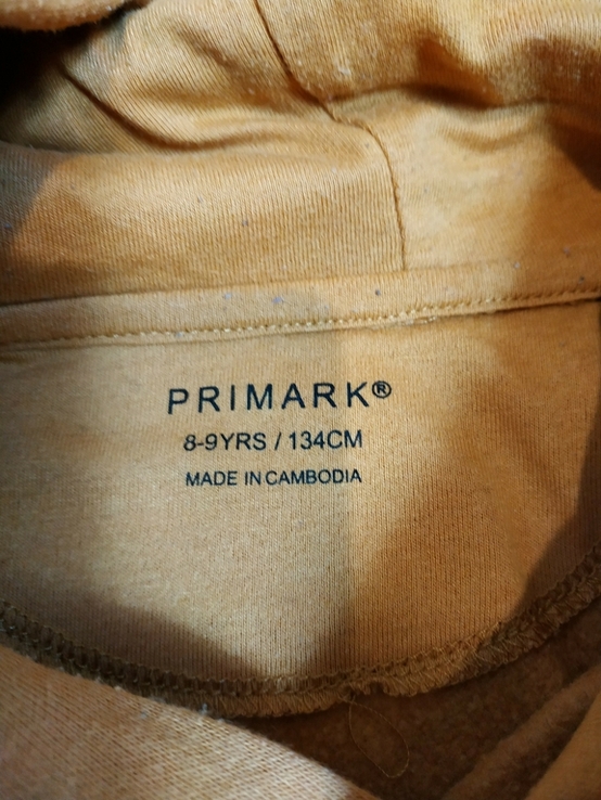 Толстовка. Капюшонка. Пайта PRIMARK коттон на зріст 134 см(8-9 років), numer zdjęcia 8