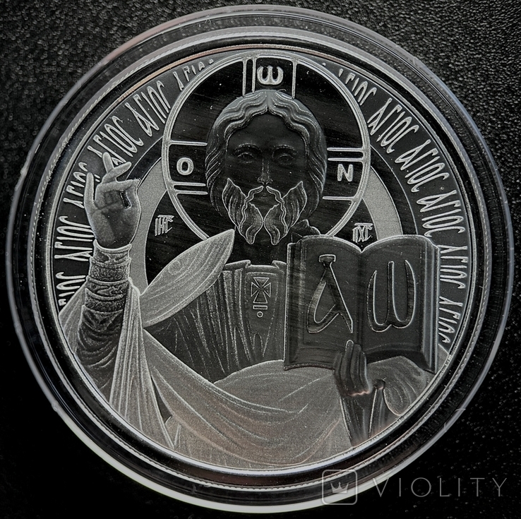 Монета Ісус Самоа 2 Тала 2023, 1 унція срібло 999, фото №2