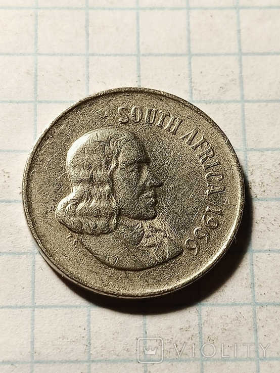 #423 ЮАР 10 центов 1966, фото №2