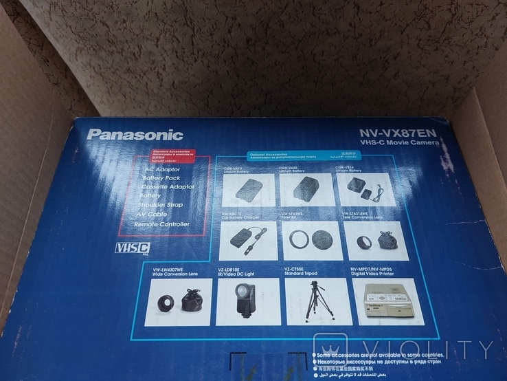 Видеокамера Panasonic новая с аксессуарами, фото №7