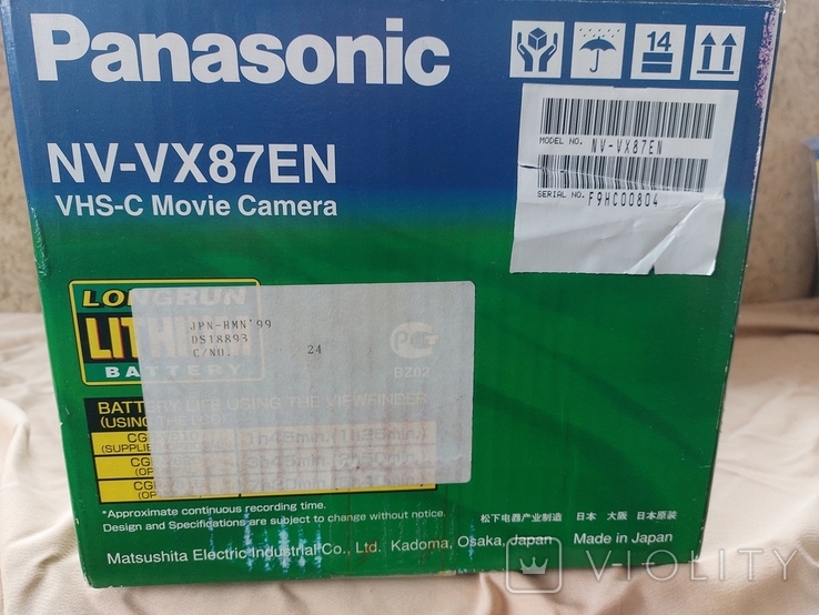 Видеокамера Panasonic новая с аксессуарами, фото №9