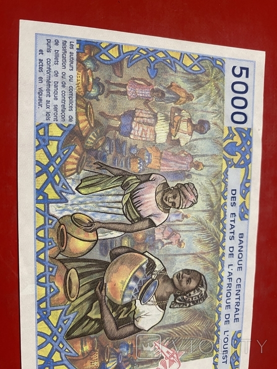 ВСЕАО 5000 франков Центральный банк государств Западной Африки, фото №6