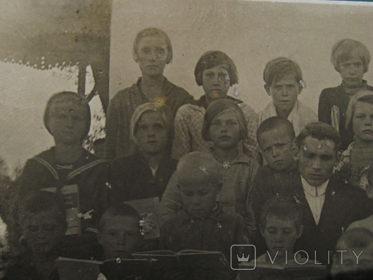 Школьники, босые ноги, с Терешки , 1936 г., фото №6