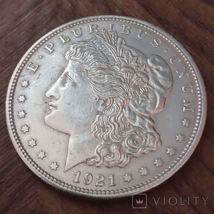 1 долар США Морган 1921, фото №2