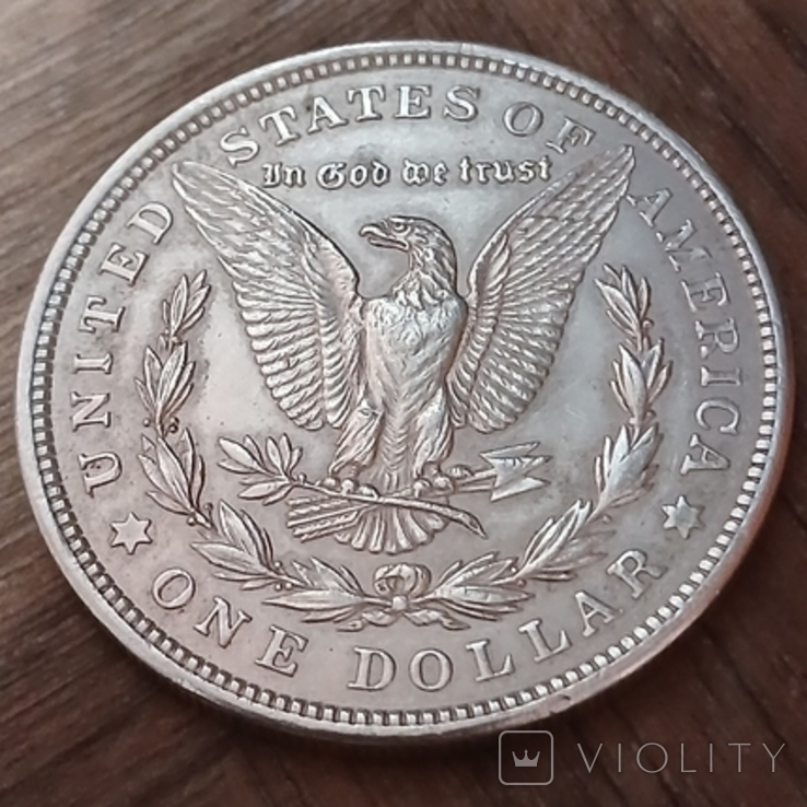 1 долар США Морган 1921, фото №3