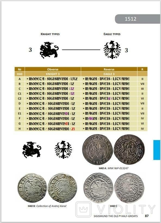Каталог литовських монет Сигізмунда Старого та Олександра Ягеллончика, фото №5