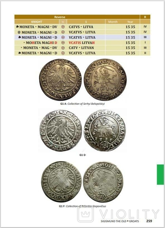 Каталог литовських монет Сигізмунда Старого та Олександра Ягеллончика, фото №7