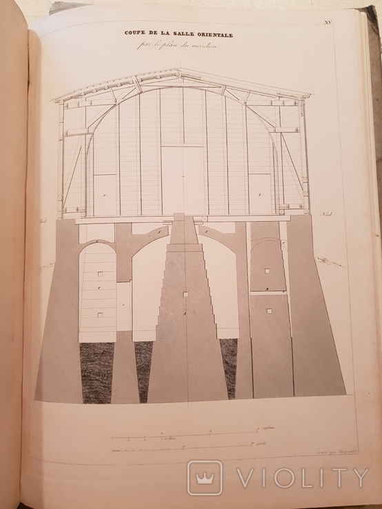 Описание Астрономическая обсерватория Пулкова 1845 г две книга большого формата, фото №11