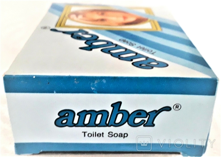 Винтажное туалетное мыло Amber(янтарь), Турция. 100гр. Оригинал. 1989г., фото №4