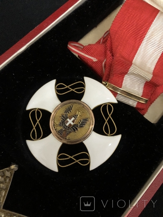 Орден і зірка ордена Італія Віктор Емануел ( Золото Срібло Емаль ), фото №8
