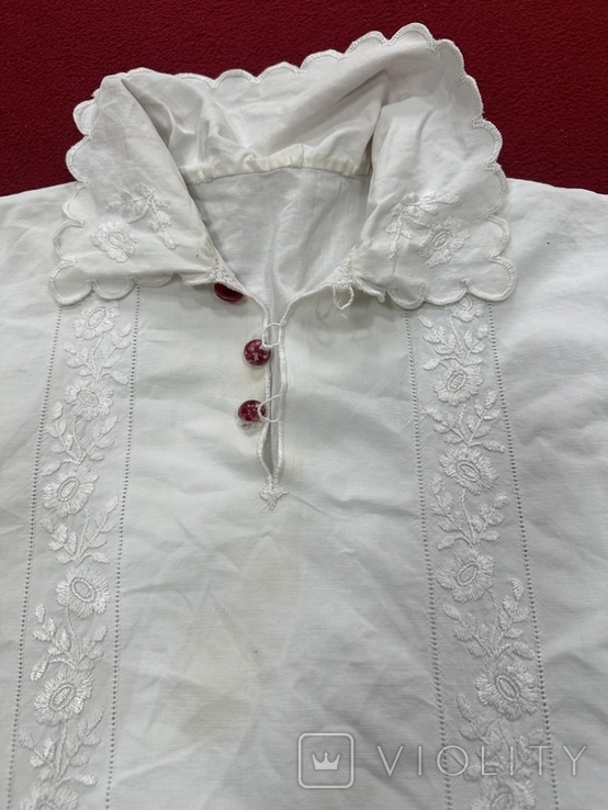 Блузка білим по білому, фото №4