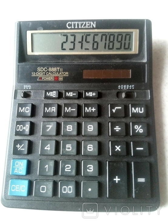 Калькулятори " Citizen SDC-888 " (лот - 2 шт), фото №9