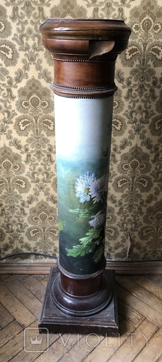 Колонна стойка подставка для цветов дерево высота 113 см, фото №3