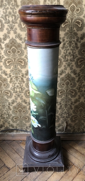 Колонна стойка подставка для цветов дерево высота 113 см, фото №4