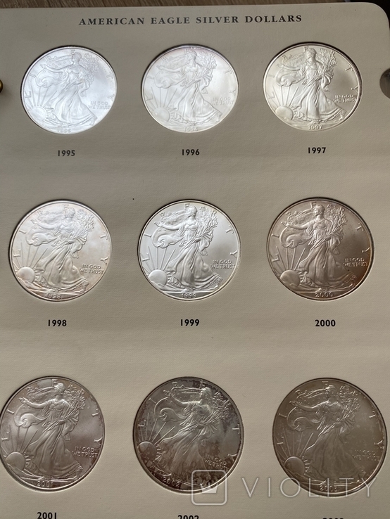 Колекція Долларів Крокуюча свобода 1986-2019 рр (41 шт), фото №5