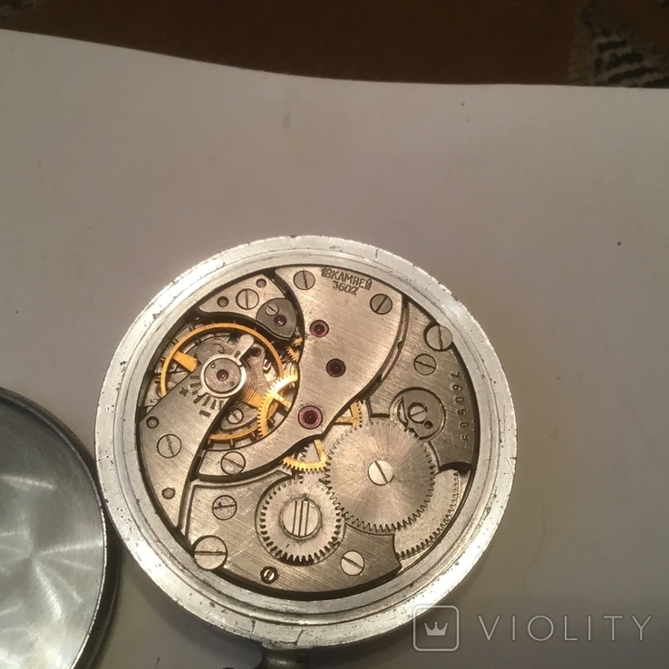 Карманные часы Молния под ремонт., фото №9