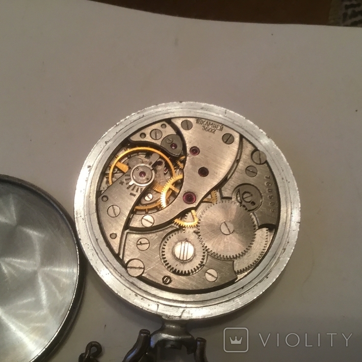 Карманные часы Молния под ремонт., фото №11