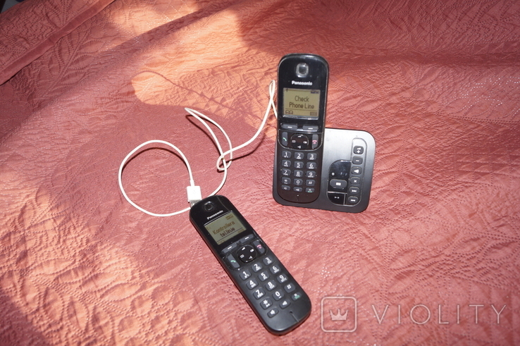 Радиотелефоны спареные Panasonic, фото №2