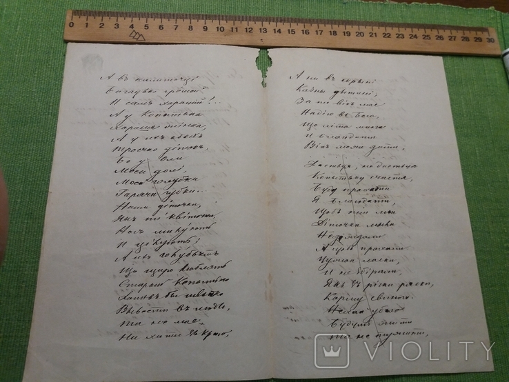 К.Д.Думитрашко "Копитько".1872 рік ,Щедрівка.Автограф., фото №3