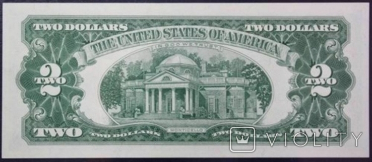 2 Доллара США 1963 Год, фото №3