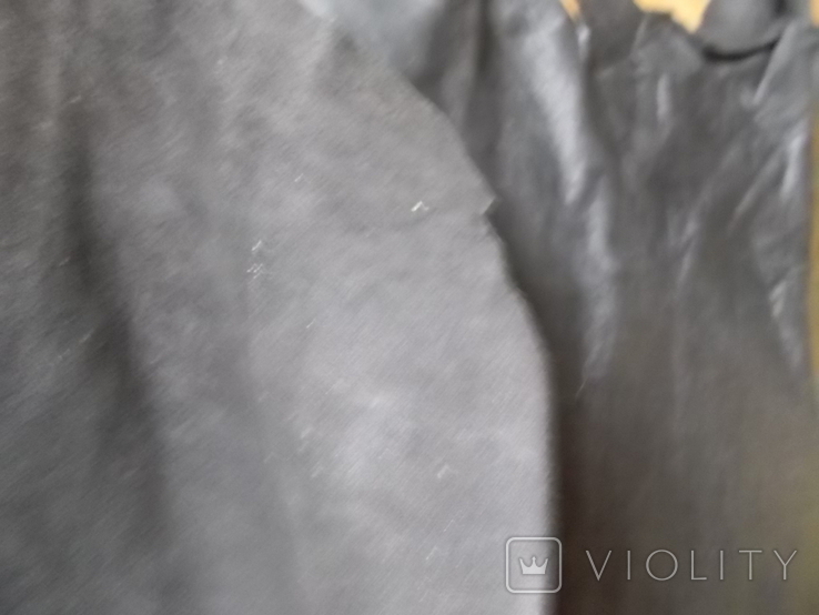 Шкіра ВРХ(Велика рогата худоба),чорна кусок 2,27cм на 0.77 см, фото №6