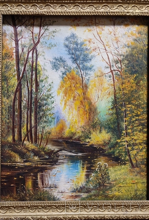 Осінній пейзаж. Ігнатенко 1956., фото №3