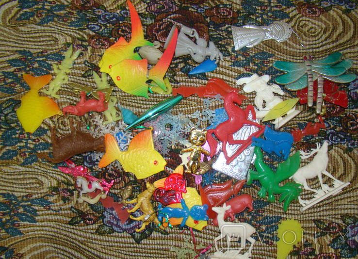 Ёлочные игрушки пластик, фото №2