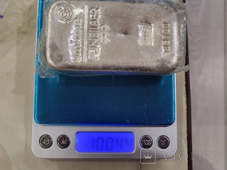 1 кг срібного злитка, Umicore, фото №8
