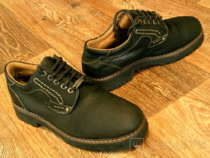 Landrover - шкіряні черевикі розм.45, фото №6